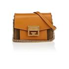 Givenchy Women's Gv3 Mini Leather & Suede Shoulder Bag-amber