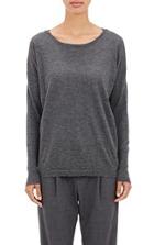 Nili Lotan Melange Fine-gauge Sweater-grey