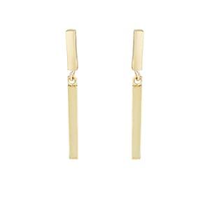 Jennifer Meyer Women's Yellow Gold Bar Drop Earrings - Gold