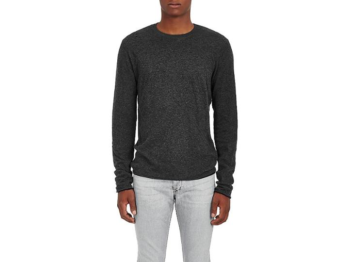 Rag & Bone Men's Tripp Layered-look Cotton-wool Sweater