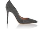 Gianvito Rossi Women's Lennox Studded Suede Pumps