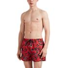 Paul Smith Men's Floral Swim Trunks - Red