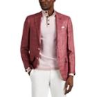 Isaia Men's Sanita Plaid Cashmere-blend Two-button Sportcoat - Red