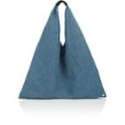 Mm6 Maison Margiela Women's Denim Triangle Bag - Blue
