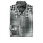 Sartorio Men's Checked Cotton Button-down Shirt - White