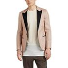Lanvin Men's Metallic-knit One-button Tuxedo Jacket - Pink