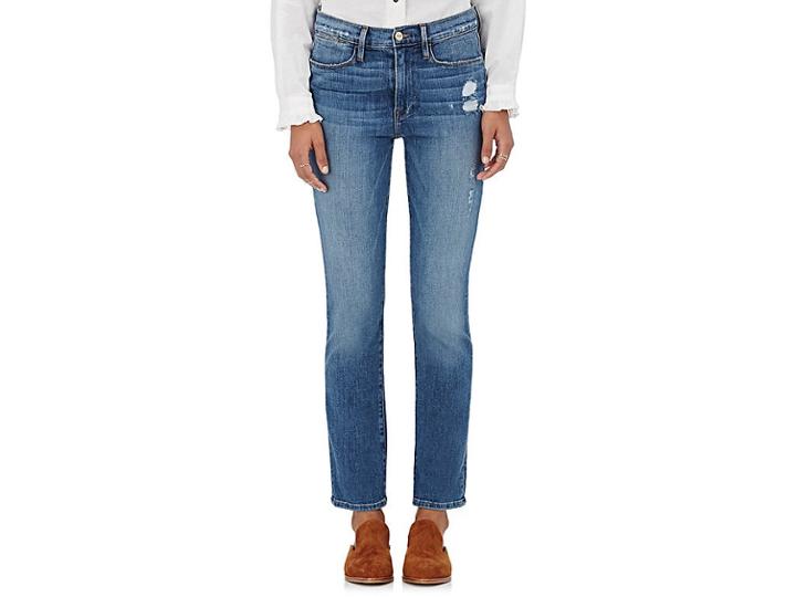 Frame Women's Le High Straight Distressed Jeans