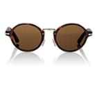 Persol Men's Round Sunglasses-brown
