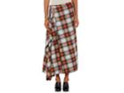 Cedric Charlier Women's Plaid Flannel Wrap-style Midi-skirt