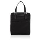 Felisi Men's Slim Shopper Tote Bag-black