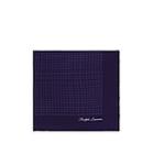 Ralph Lauren Purple Label Men's Diamond-dot Silk Crepe Pocket Square-purple