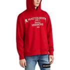 Mastermind Japan Men's Missions Cotton Terry Hoodie - Red