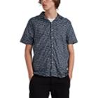 Onia Men's Vacation Leaf-print Cotton Camp-collar Shirt