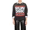Madeworn Women's Run Dmc Distressed Cotton-blend Sweatshirt