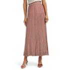 Missoni Women's Metallic Striped Ribbed Midi-skirt - Pink