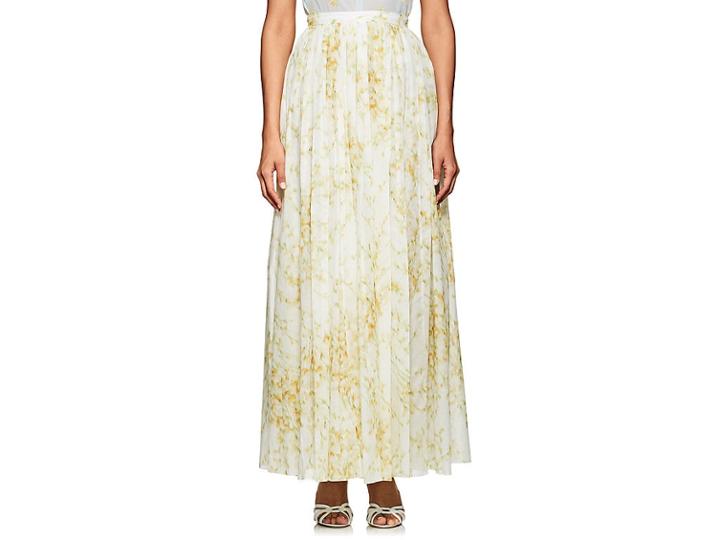 Brock Collection Women's Floral-print Cotton Voile Maxi Skirt