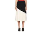 Derek Lam 10 Crosby Women's Colorblocked Pleated Skirt