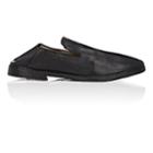 Elia Maurizi Men's Leather Venetian Loafers-black