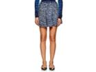 Proenza Schouler Women's Fringed & Pleated Abstract-print Crepe Miniskirt