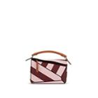 Loewe Women's Puzzle Rugby Small Leather Shoulder Bag - Pastel Pink, Wine