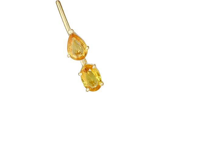 Ileana Makri Women's Yellow Sapphire Ear Pin