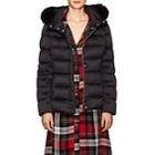 Herno Women's Fox-fur-trimmed Down-quilted Jacket-black