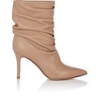 Gianvito Rossi Women's Cecile Leather Ankle Boots-lt. Brown