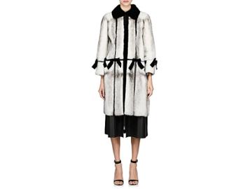 Fendi Women's Bow-embellished Fur Coat