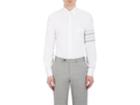 Thom Browne Men's Striped-sleeve Cotton Oxford Cloth Shirt