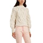 Ulla Johnson Women's Pilar Cable-knit Cotton Sweater - Cream
