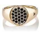 Tom Wood Women's Mini-oval-faced Signet Ring-gold