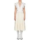 Chlo Women's Embellished Crepe Dress - White