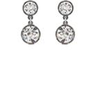 Charmed & Chained Women's Crystal Double-drop Earrings