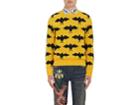 Gucci Men's Bat-pattern Wool-alpaca Sweater