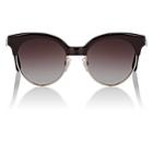 Balenciaga Women's Ba 128 Sunglasses-gradient Burgundy