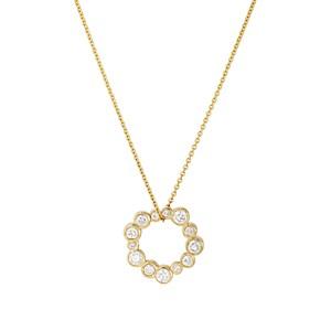 Pamela Love Fine Jewelry Women's Paillette Pendant Necklace-gold