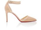 Christian Louboutin Women's Uptown-double Leather & Suede Lam Pumps