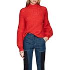 Ulla Johnson Women's Micha Rib-knit Alpaca-blend Sweater-red