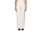 The Row Women's Wendel Checked Silk Tapered Pants