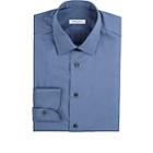 Boglioli Men's Cotton Poplin Dress Shirt-dk. Blue
