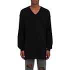 Nsf Men's Wool-cashmere Oversized Sweater-black