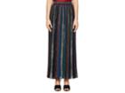 Missoni Women's Metallic Striped Long Skirt