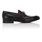 Salvatore Ferragamo Men's Benford Leather Loafers-black