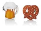 Jan Leslie Men's Pretzel & Beer Cufflinks