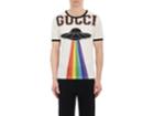 Gucci Men's Embellished Cotton Logo T-shirt