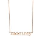 Jennifer Meyer Women's Mommy Pendant Necklace - Rose Gold