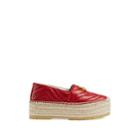 Gucci Women's Quilted Leather Platform Espadrilles - Red