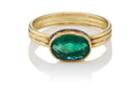 Judy Geib Women's Colombian Emerald Ring