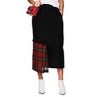 Regulation Yohji Yamamoto Women's Crop Wide-leg Skirt-pants - Red