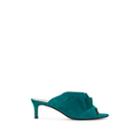 Samuele Failli Women's Chelsie Suede Mules - Turquoise